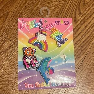 Crocs Jibbitz Charm Set with Unicorn, Tiger, and Dolphin
